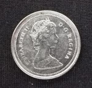 Vendo moneda de 10 cents Canadá Elizabeth II D. G. Regina