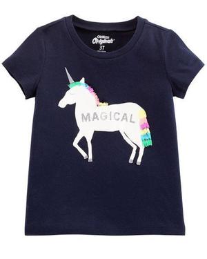 CAMISETA UNICORNIO NUEVA DISPONIBLE TALLA 4T y 5T $