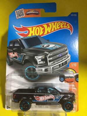 FORD F HOTWHEELS MODELO A ESCALA 1/64 NEGRA TRUCK