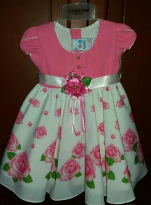 Vestidos de Fiesta Talla 12 Y 6 Meses