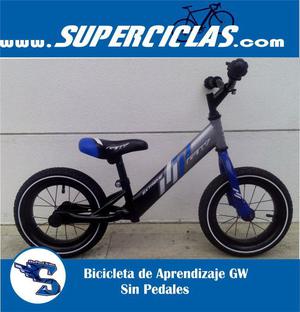 Bicicleta GW de Aprendizaje sin pedales