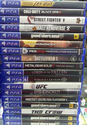 Juegos de Ps4 de Segunda