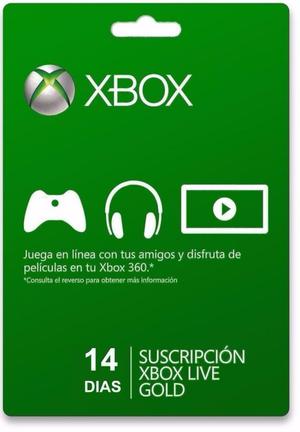 Xbox Live Gold 14 Dias X2