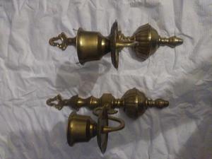 candelabros en bronce