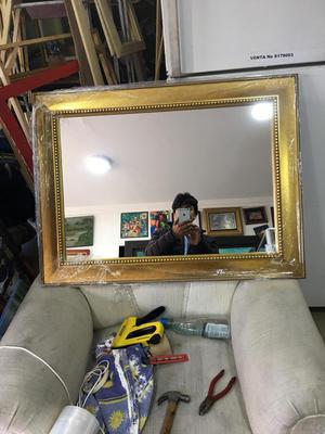 espejo de 90x70 moldura importada buen precio 