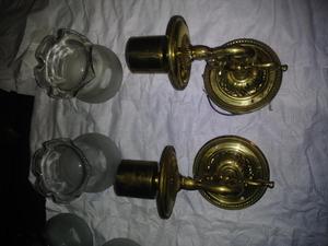 lamparas en bronce