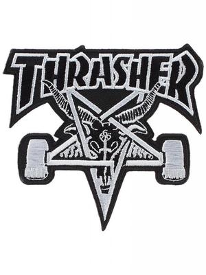 Parche Thrasher Skate Goat Black Patch, Nuevo, Original