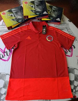 Remate Polo Rojo selección Colombia hombre Talla S