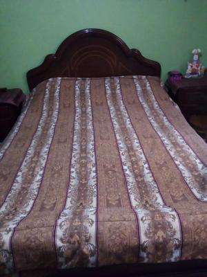 Cama doble madera