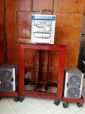 Equipo de Sonido Y Mueble