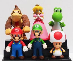 Figuras Súper Mario Bros Colección X6