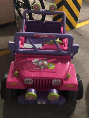 Jeep Barbie con Bateria de Carro