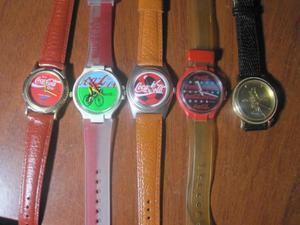 vendo o canbio coleccion de relojes., COCACOLA., CUARZ.,