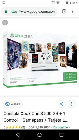 Cambio Xbox One S de 500gb X Ps4