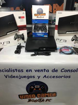 Consola PS3 Slim 250 gb paquete de juegos digitales con 1