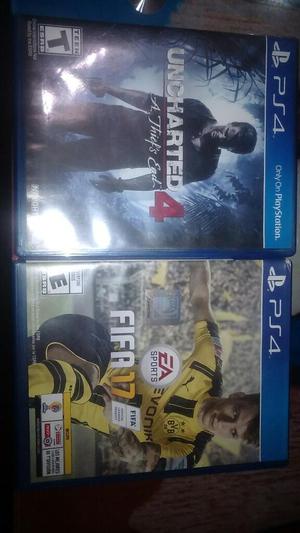 Fifa 17 Y Uncharted 4