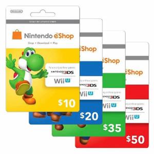 Tarjeta de Nintendo Eshop