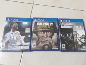 Vendo 3 Juegos Originales Ps4