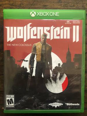 Wolfesntein 2 para Xbox One Como Nueva
