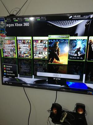 Vendo Xbox 360 con 54 Juegos Instalados