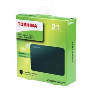 DISCO EXTERNO 2 TB TOSHIBA, PRODUCTO NUEVO.