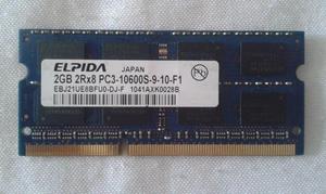 MEMORIA DDR3 2GB PORTATIL USADO  PORTATIL USADO