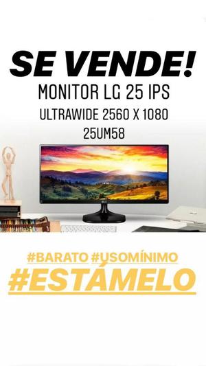 Monitor Lg Ultrawide 25 Pulgadas