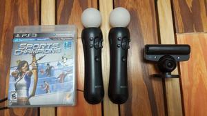 Kit Playstation Move PS3 con dos controles