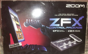 Pedalera de Grabacion Bajo/Guitarra ZOOM ZFX Control Package