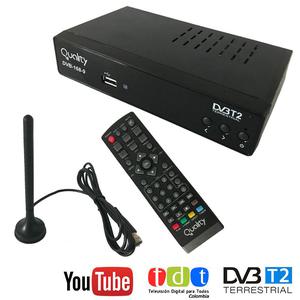 Decodificador Tdt Receptor Tv Digital T2 Antena con Puerto