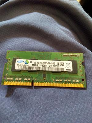 Memoria Ram Ddr3 de 1 Gb en 