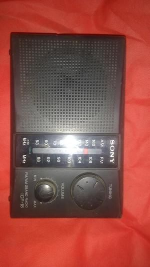 Sony Icf18 Original Fm Am Radio Excelent