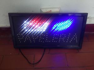 letrero en LED