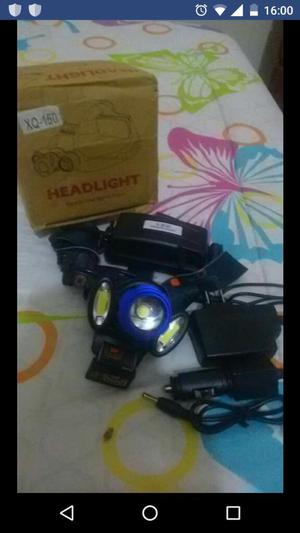 Headlight Ajustable,tres Luces Led,