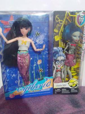 Muñecas Monster y Barbie