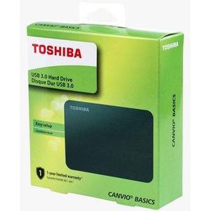 Disco Duro Externo Toshiba Canvio Basics Usb 3.0 1Tb Negro
