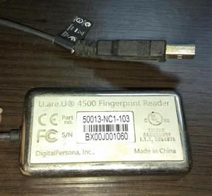Lector de huella USB cable de 1,50 m