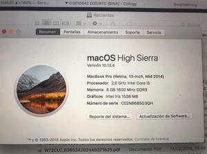 Macbook Pro Retina 13”