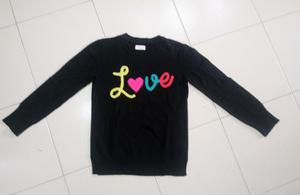 Saco manga larga Love Negro