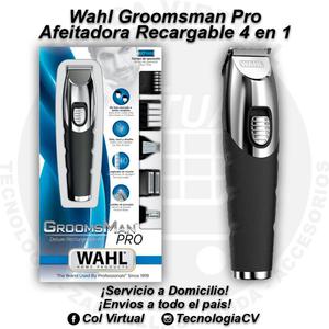 Afeitadora Recargable 4 en 1 Wahl Groomsman Pro R EP78