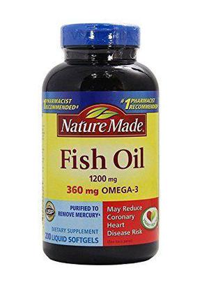 Omega 3 Fish Oil mg 200 Capsulas Softgel exp: 