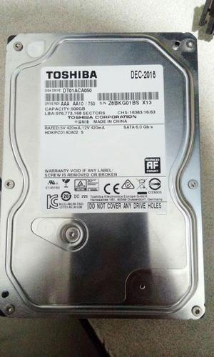 Vendo Disco Duro Toshiba 500gb