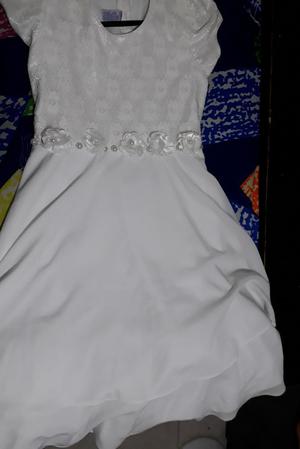 Vestido Blanco para Ceremonias