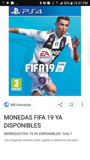 Monedas Fifa 19