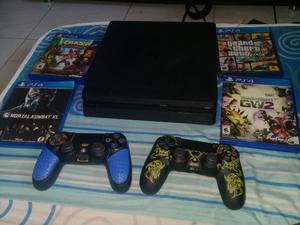 Play Station 4 Slim 500 Gigas Como Nuevo