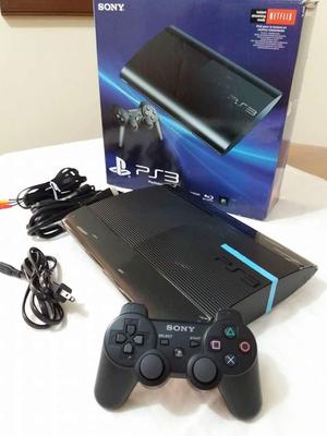 Play station 3 ps3 super slim 250gb 40 juegos! COMO NUEVO!