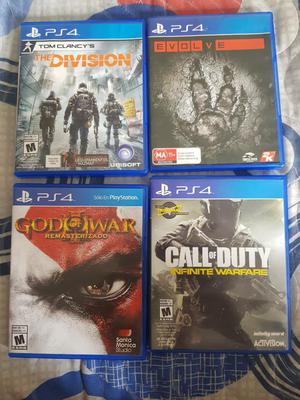 Vendo Juegos de Ps4