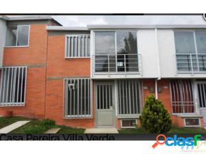 Vendo casa en villa verde pereira