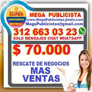 ⭐ 70 Mil, RESCATO NEGOCIOS, Mega Publicista, Agencia,