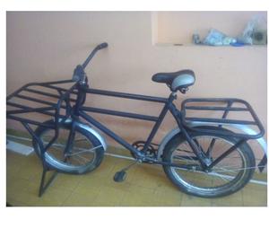 Bicicleta de carga con doble parrilla reforzada Bogota